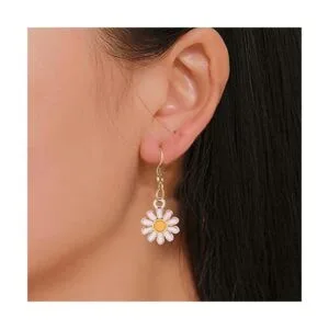 KitBeads 100 dijes de flores blancas con diseño de_6