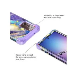 Rancase Funda compatible con Galaxy Note 20 tres capas de_4