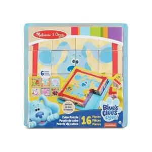 Melissa Doug Blues Clues You Rompecabezas de cubo de_1