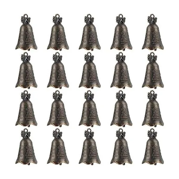 AUEAR Paquete de 20 campanas de bronce antiguo campanas_1