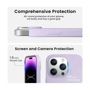 ORNARTO Compatible con iPhone 14 Pro silicona líquida_4