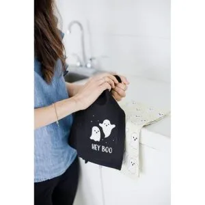 Pearhead Ghost Dish Hey Boo juego de 2 toallas de té_4