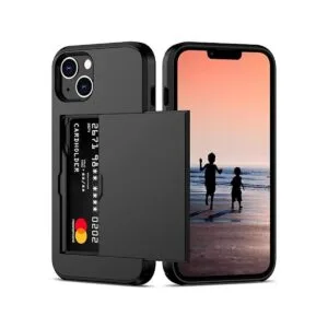 Nvollnoe Funda para iPhone 14 con tarjetero resistente_1