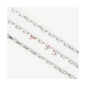 YOUBEIYEE Cadena de plata de 33 pies para hacer joyas_5