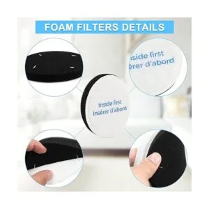 Filtro de espuma E0202 de repuesto para Eureka Powerspeed_3