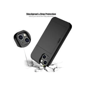 Nvollnoe Funda para iPhone 14 con tarjetero resistente_5