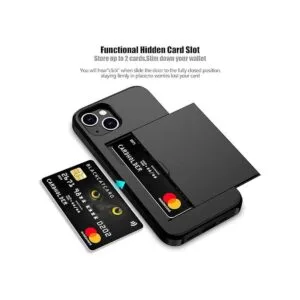 Nvollnoe Funda para iPhone 14 con tarjetero resistente_2