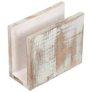 Servilleteros de papel de madera rústica dispensador de_3