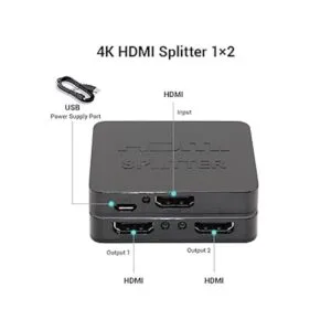 4k HDMI Splitter 1 in 2 Out HDMI Splitter for Dual_3