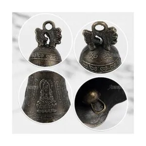 AUEAR Paquete de 20 campanas de bronce antiguo campanas_5