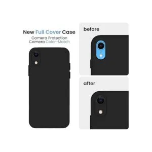 FireNova Funda para iPhone XR silicona mejorada bordes_4