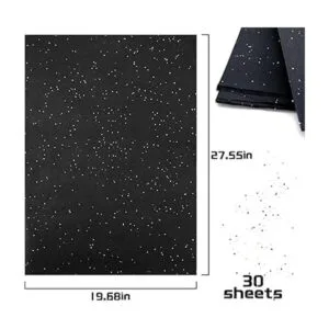 30 hojas de papel de seda de gran tamaño con purpurina 20_3