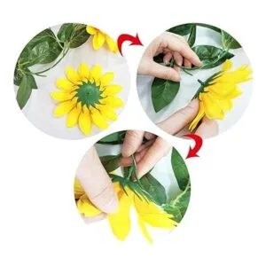 FLCSIed 2 pilas AA 20 luces LED plateadas con función de_4