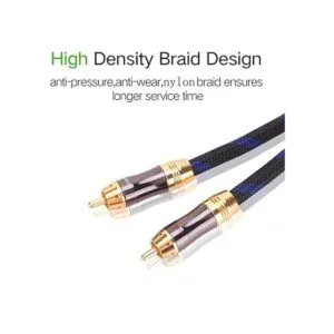 KUYIOHIFI Dual 2RCA Macho a 2RCA Macho Cable de Audio_5