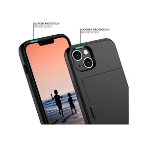 Nvollnoe Funda para iPhone 14 con tarjetero resistente_4