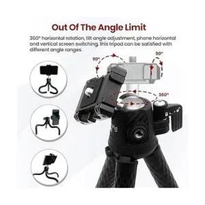 Goocong Trípode flexible para teléfono celular con_3