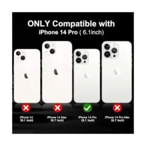 FDTCYDS Funda protectora híbrida resistente para iPhone 14_2