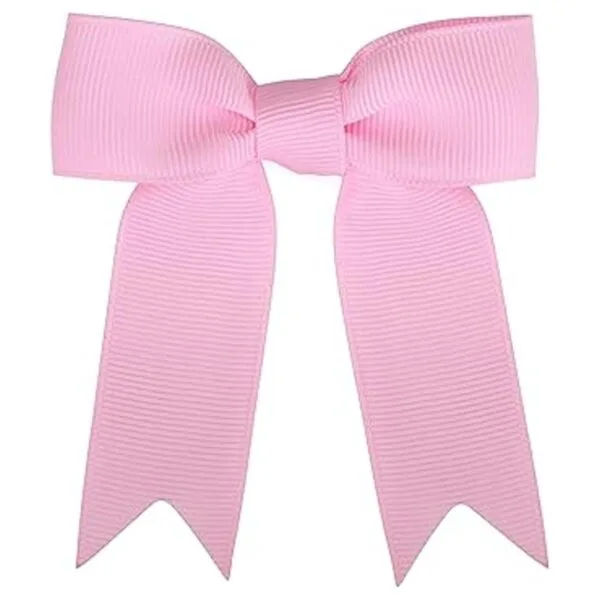 Meseey 50 lazos de cinta de grogrén rosa claro de 3_4