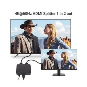 4k HDMI Splitter 1 in 2 Out HDMI Splitter for Dual_4