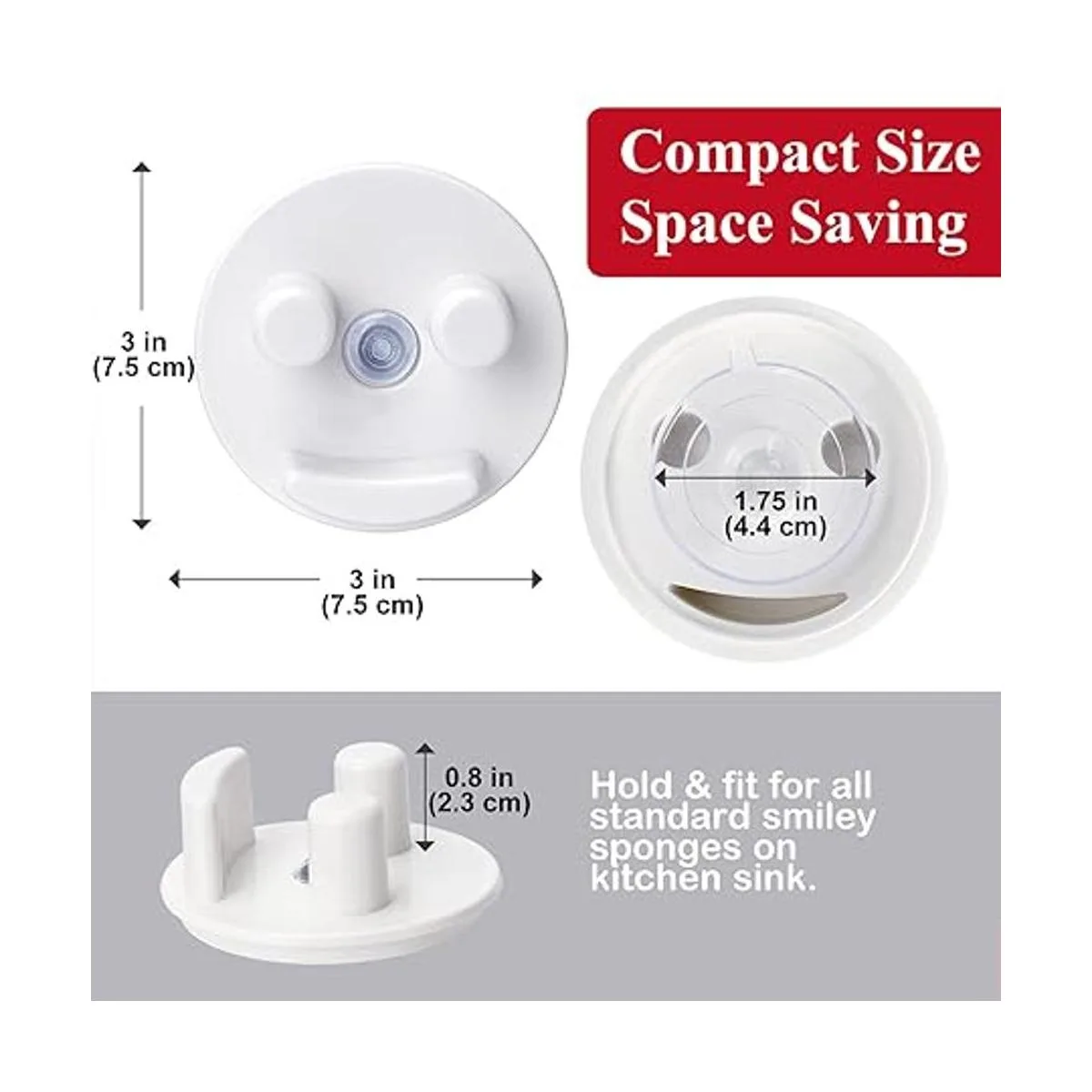 Soporte de esponja organizador de fregadero con_3