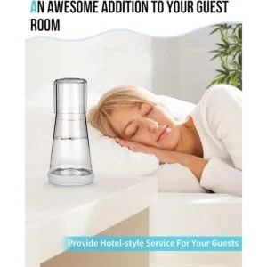 Jarra de agua de noche con vidrio juego de jarra de agua_4