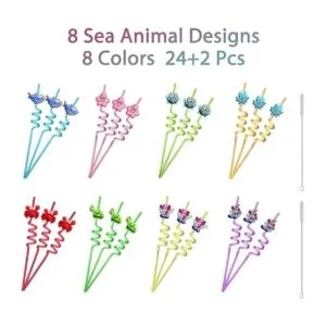 24 popotes de fiesta bajo el mar regalos para fiestas de_6