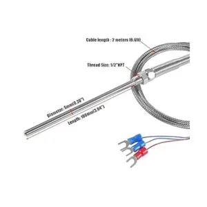 Alinan 2 sondas de sensor de temperatura de termistor_2