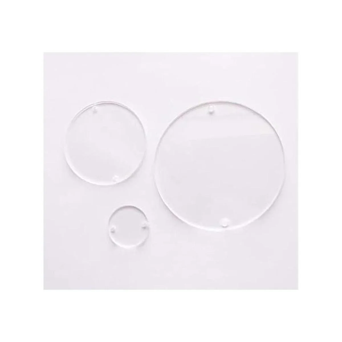 20 unidades de círculo redondo de acrílico transparente_2