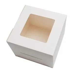 PQZKLDP Paquete de 12 cajas blancas para tartas de 6 x 6 x_1