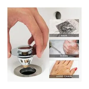 Tapón universal para lavabo de baño tapón de bañera de_2