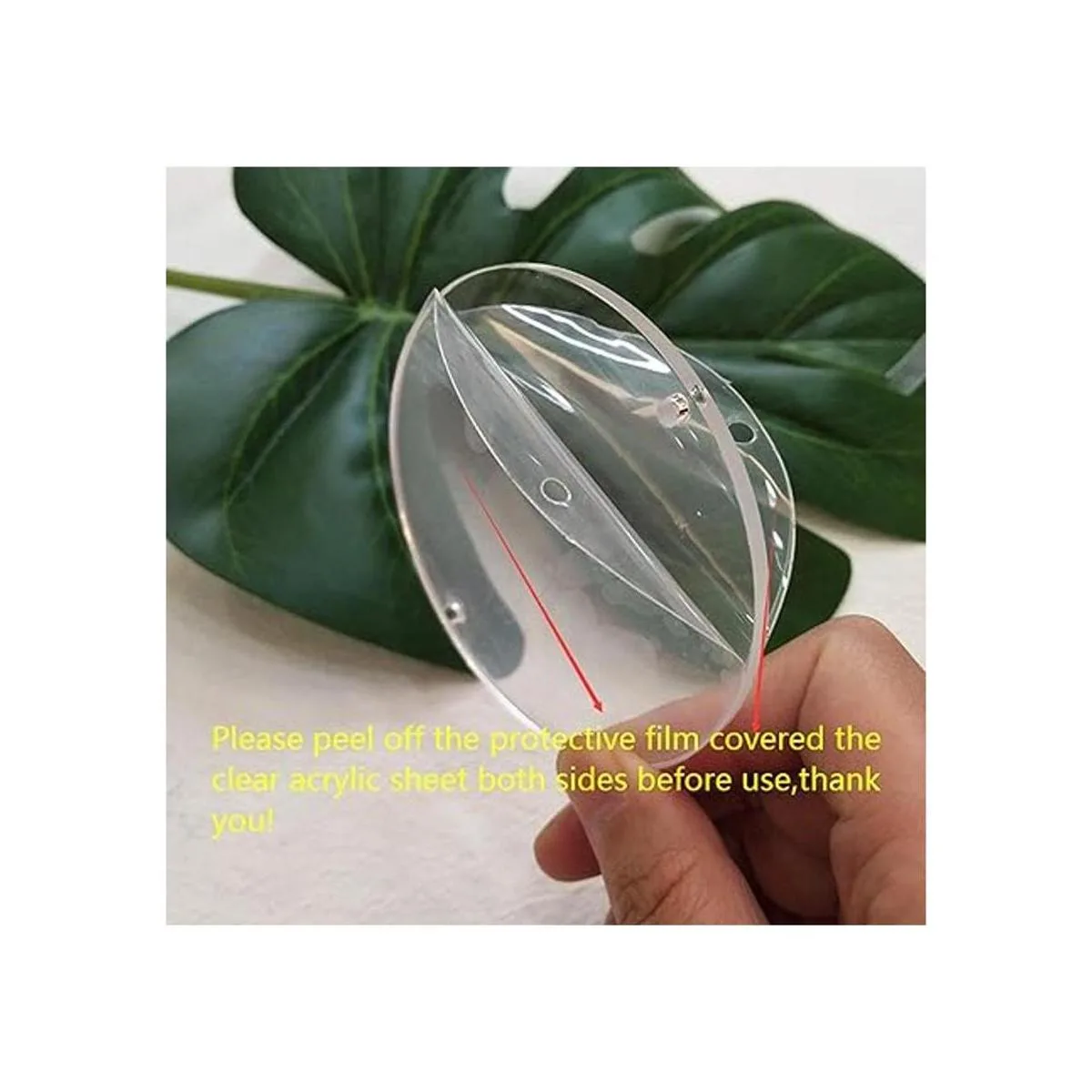 20 unidades de círculo redondo de acrílico transparente_3