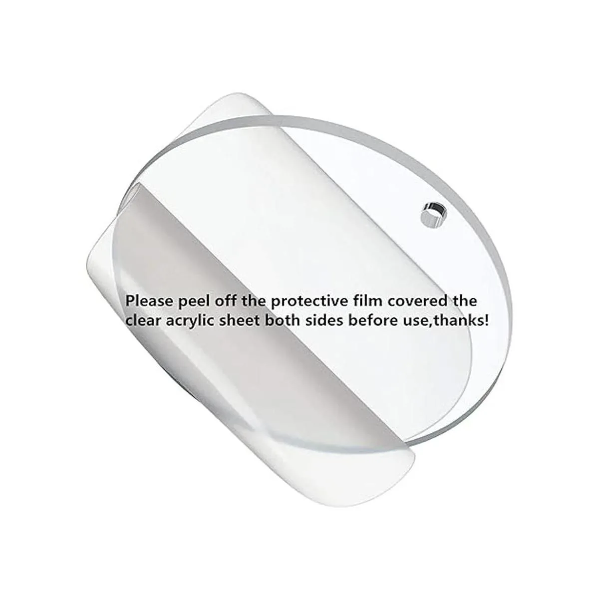 20 unidades de círculo redondo de acrílico transparente_4