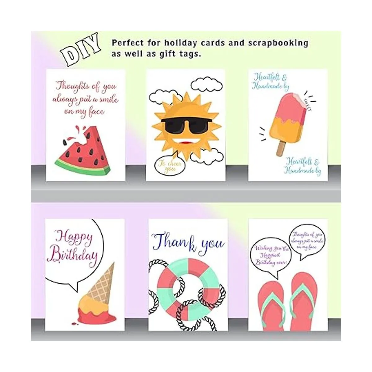 Juego de 4 sellos transparentes de goma para hacer_5