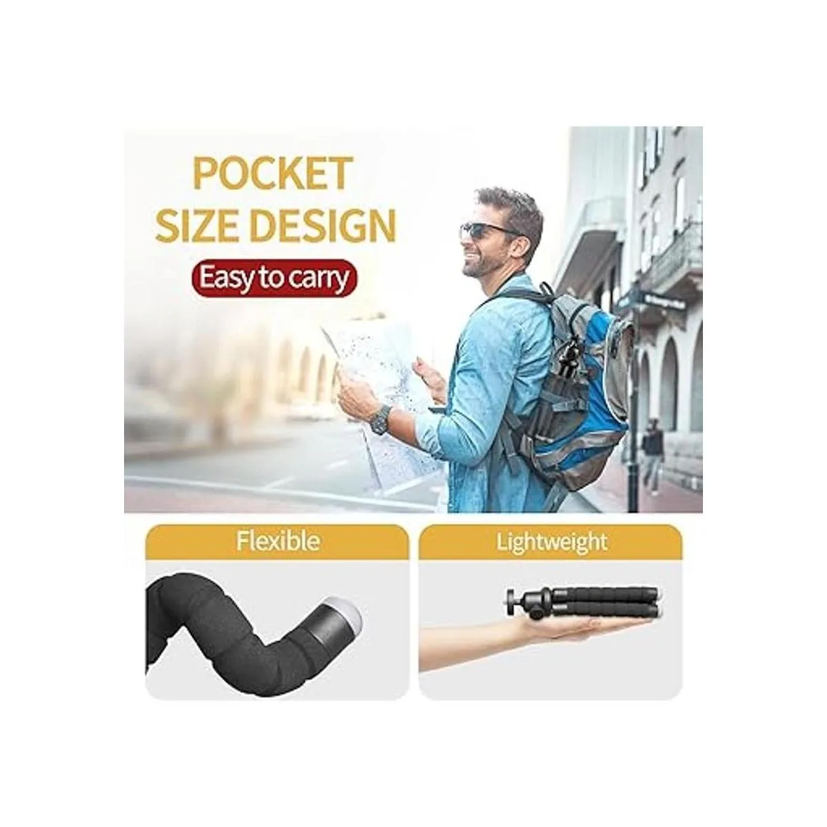 Sensyne Trípode de teléfono trípode flexible para_6