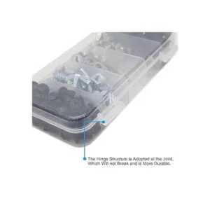 Kit de tuercas de tornillos negros para conector de_6