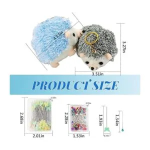 SolidGnik Juego de 2 pinzas de costura de erizo con 200_4