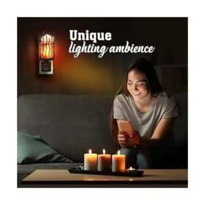 Himalaya Glow Lámpara de sal natural estilo pilar luz_3