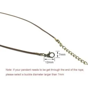 Sovenny 30 piezas 0.059 in 23.6 pulgadas encerado collar_3