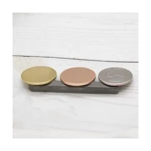 ABBECIAO Etiquetas de latón con estampado de 1.0 in de_6