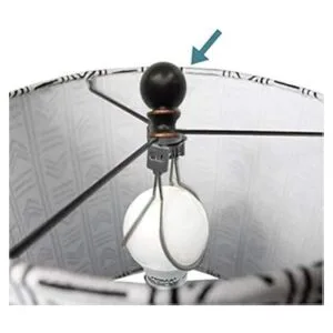Lamp Shade Light Bulb Clip Lampshade Adapter Finial and_5