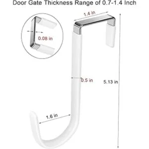 Paquete de 8 ganchos para la puerta revestimiento de_3