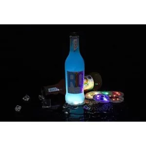 Posavasos LED paquete de 12 posavasos iluminados_4