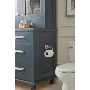 Amerock Soporte de papel higiénico cromado para colocar_3