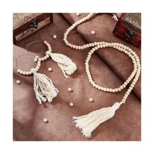 PH PandaHall 2000 cuentas de madera natural de 0.315 in_2