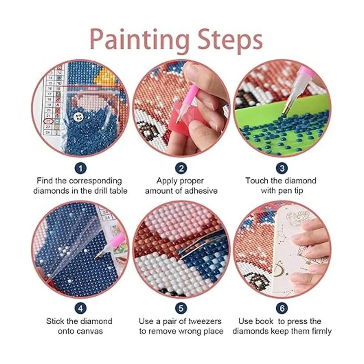 LIANPO Pintura de diamantes de imitación bonitos kits de_5