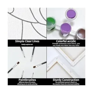 VOCHIC Kits de pintura para parejas lienzo predibujado_4