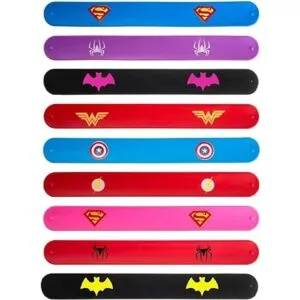 DeDeSoon Pulsera de superhéroe juguetes para fiestas de_2