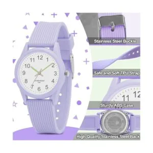Relojes analógicos para niños y niñas de 50 pies_3