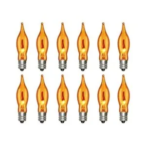 Bombillas de repuesto de llama parpadeante naranja_1