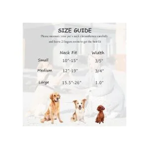 Ewinoom Collar suave para perro con hebilla de metal_7